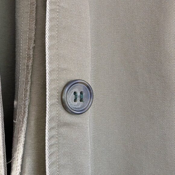 Women's Cotton Twill Chore Jacket in Olive Green - Size 14W - Workwear Jacket - Picture 15 of 15
